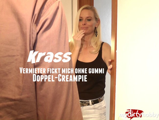 Vermieter fickt mich AO – Doppel-Creampie